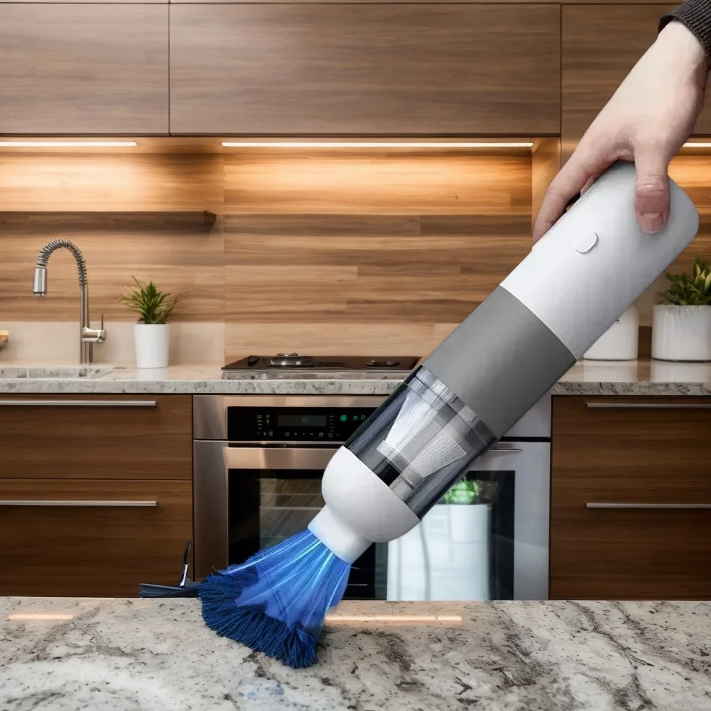 

Перезаряжаемый ручной автомобильный пылесос — беспроводной пылеуловитель двойного назначения для домашней и автоматической уборки