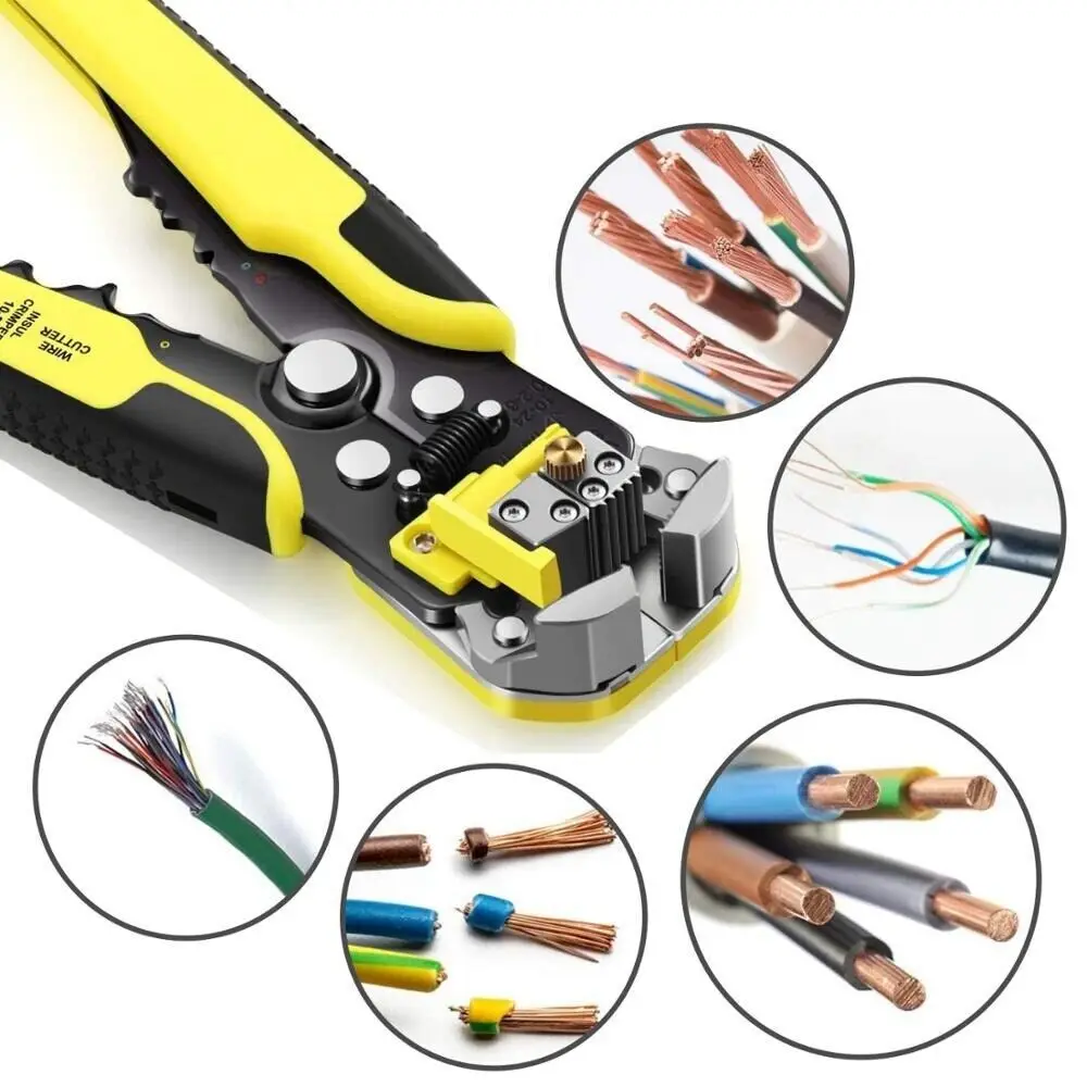 Wire Stripper Cable Cutter Crimper Wire Pliers Automatic Multifunctional TAB Terminal Crimping Stripping Tools