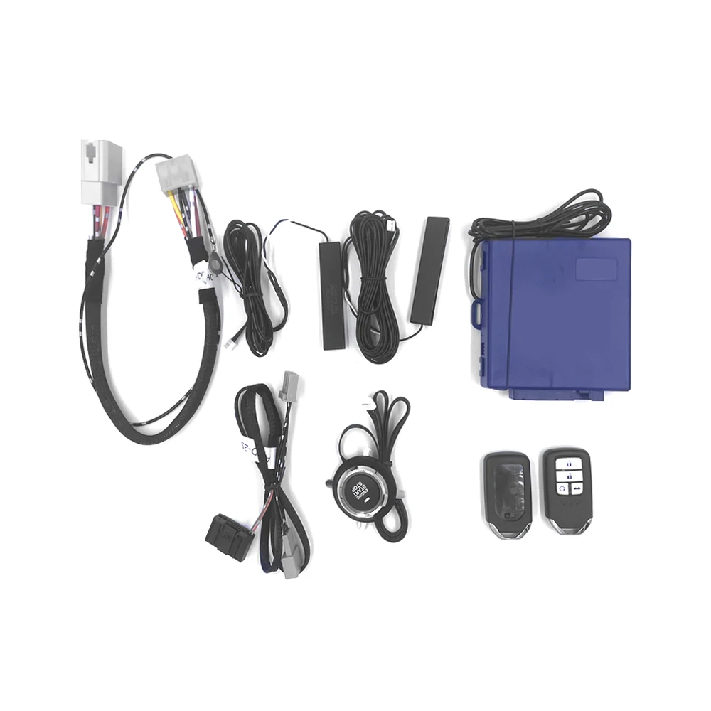 

Для Honda Civic CRV Jade Fit XRV VEZEL CITY Обновление двигателя Push Start Stop System Дистанционный стартер Бесключевой доступ Автомобильные аксессуары