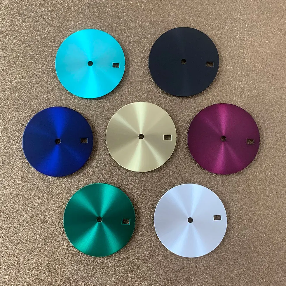 

NH35 Dial 28.5mm watch dial Radiation lines Fit for NH35 NH36 4R35 4R36 6R 7S26 Movement Crwon at 3.0/3.8/4.1 Watch Replace Dial