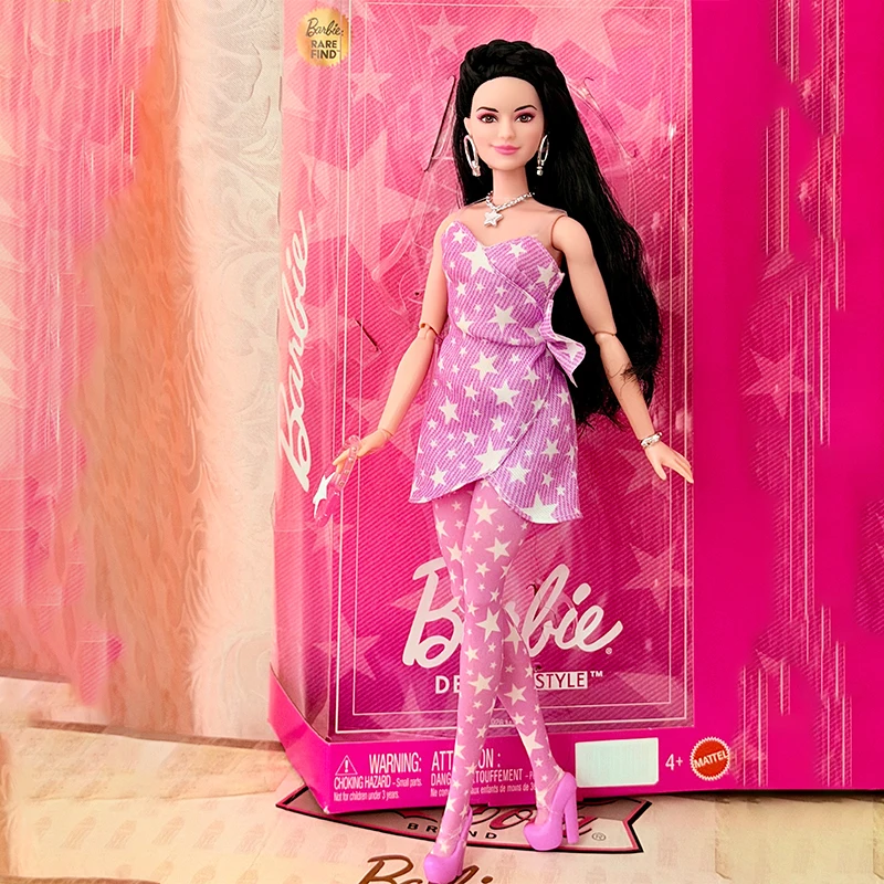 Nuevo 32cm Original Barbie JJN77 JJN69 JJN71 serie de moda de lujo Denim edición de coleccionista Raquelle cara molde muñeca coleccionar juguetes