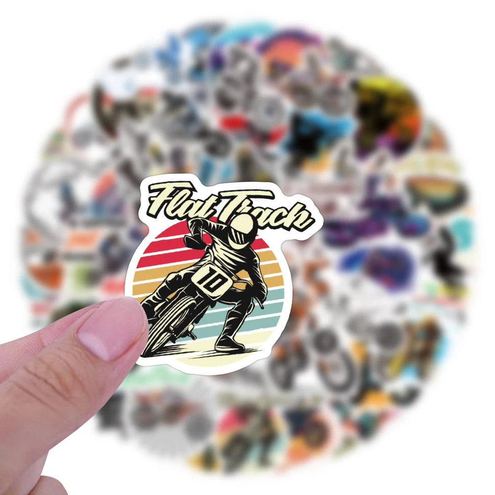 

10/30/50/110pcs Cool MTB Motorcycle Stickers Cartoon Kid Toy Decals DIY Stationery Suitcase Guitar Laptop PVC Decoration Sticker