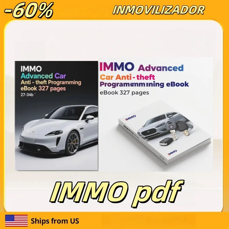 2025 книга IMMO, усовершенствованный автомобильный иммобилайзер, программирование, электронная книга, 327 страниц, PDF-тест/диагностика/ремонт автомобиля, блок управления ЭБУ, обучение