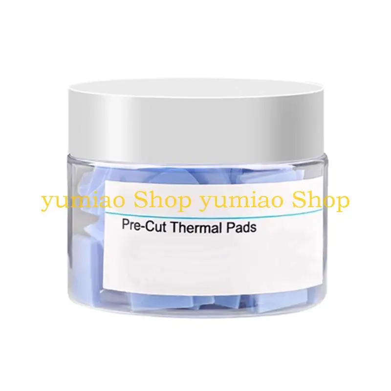 587B 100pcs/50Pcs Silicone Thermal Conductive Pad 12x12mm for CPU GPU Cooling