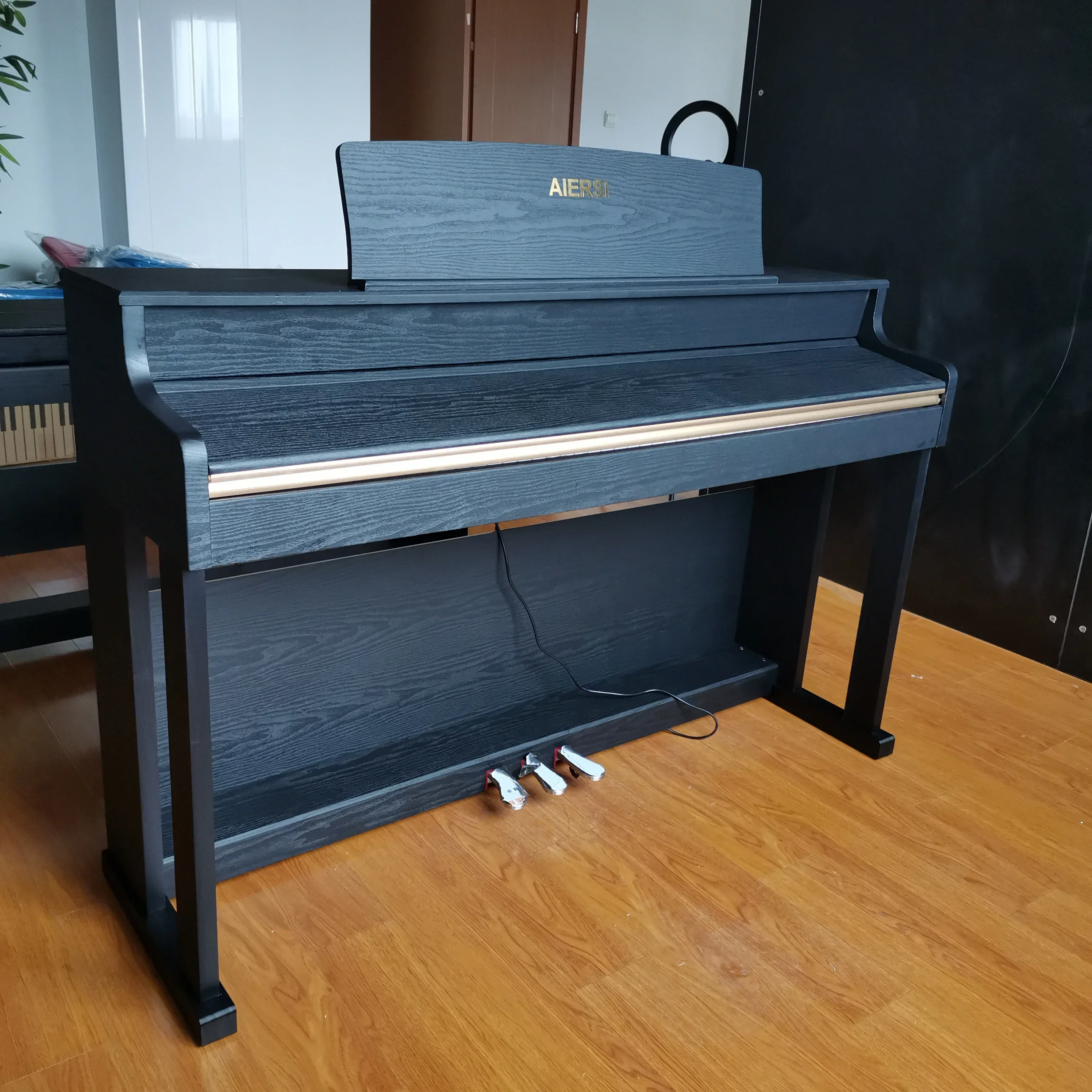 Piano Digital vertical de diseño profesional, 88 martillo de acción, efecto de sonido superpuesto, conector USB, órgano electrónico personalizado