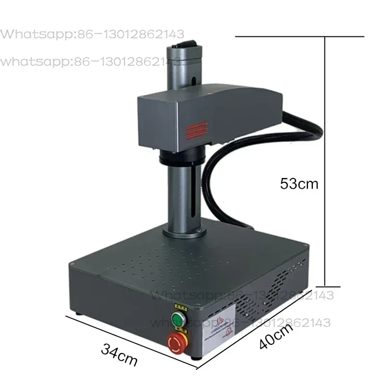 

30W MAX Raycus bureau Mini plaque signalétique Laser à Fiber Machine de marquage 20W pour PVC plastique acier inoxydable
