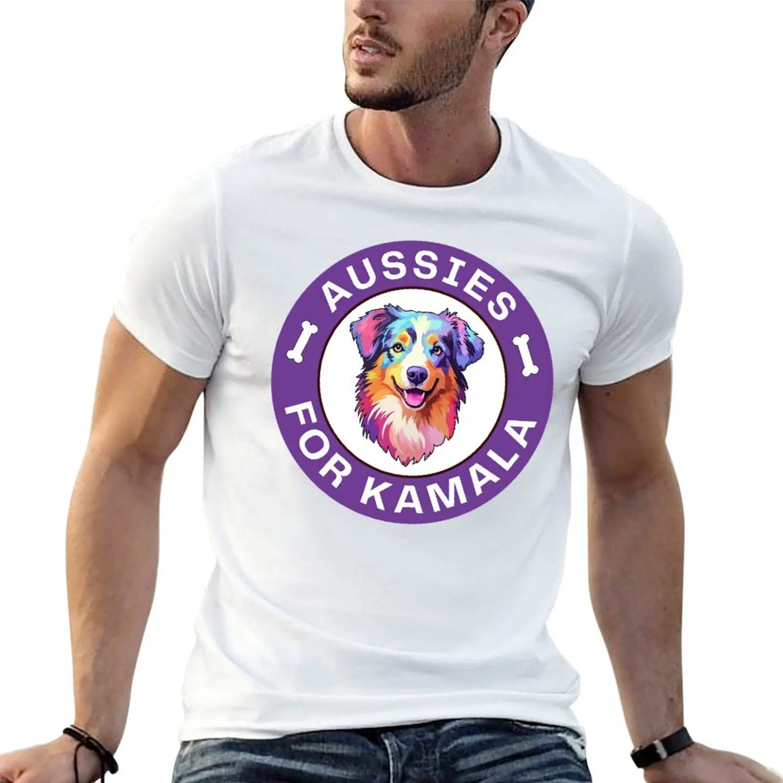 

Australian man tshirt - For tshirt Aussies Shepherd T-Shirt anime Kamala Harris