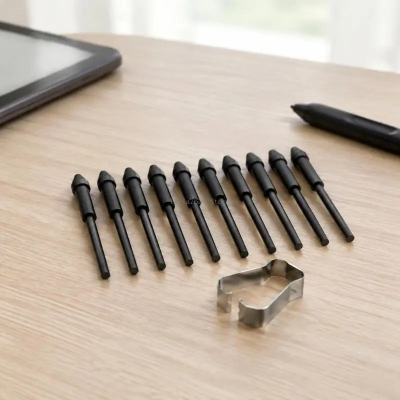  10 Black Replacement Nibs with Removal Tool for AINOTE 2 Digital Pen Changes