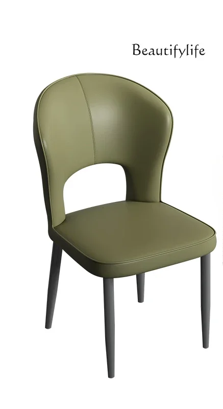 Italian light luxury dining chair designer modern simple leisure home designer style high sense