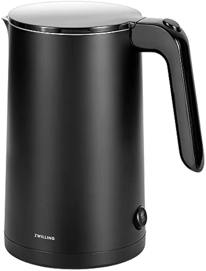 Enfinigy Cool Touch 1.5-Liter Electric Kettle, Cordless Tea Kettle & Hot Water