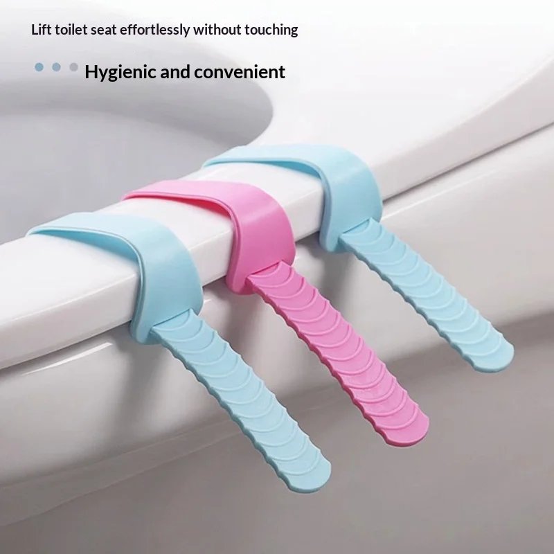 Silicone Toilet Lid Lifter Anti‑Dirty Toilet Seat Handle Hygienic Lifting Puller for Home Travel Bathroom Accessory