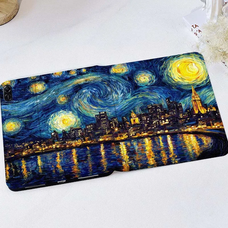 

Art Oil Painting Scenery Color Gift For Huawei MediaPad T5 T10s M6 M5Lite SE Honor Tab 5 6 7 V7 V8 X8a X9a Pro Soft Tablet Case