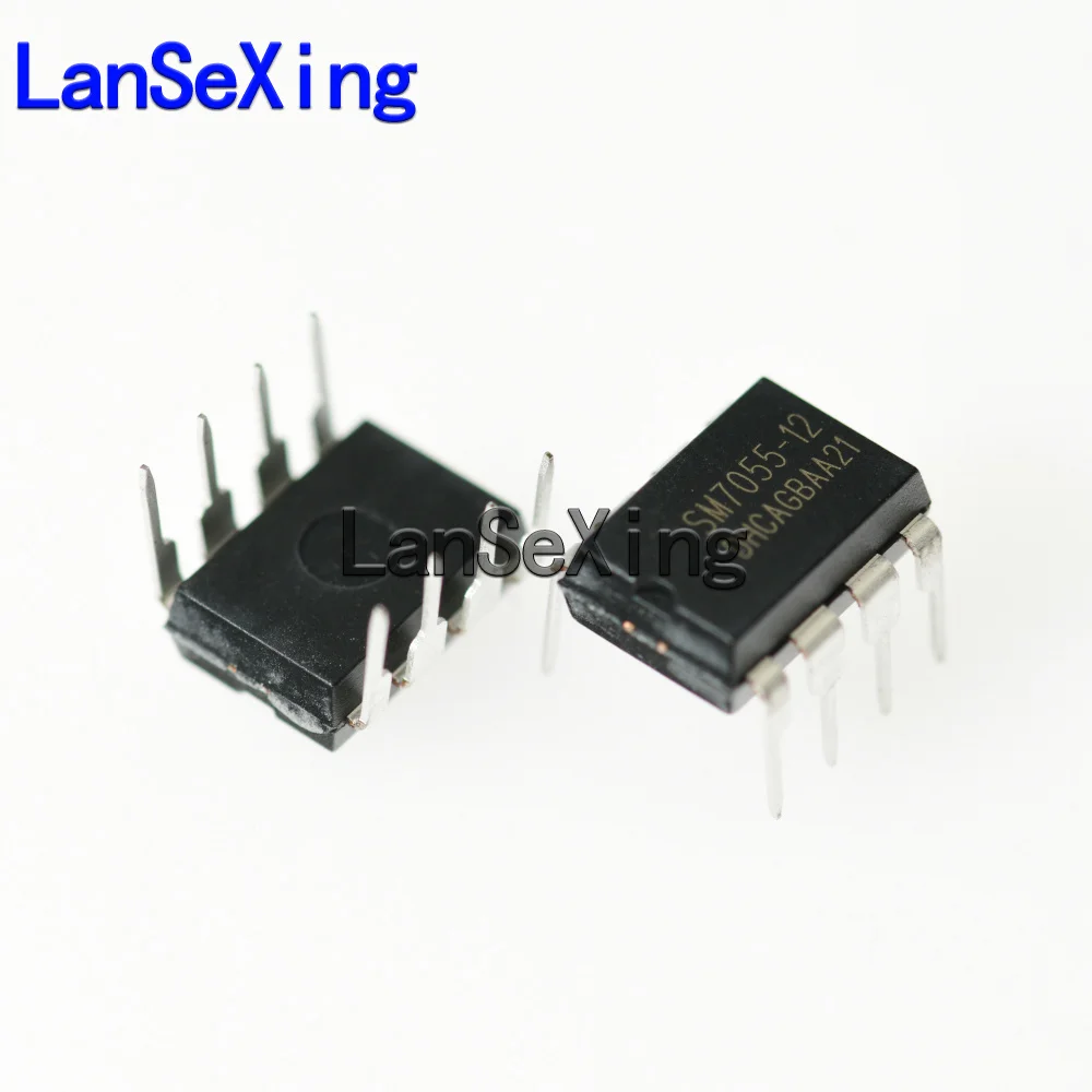 New stock SM7055 SM7055-12 DIP8 direct insertion induction cooker power management chip 7055 7055