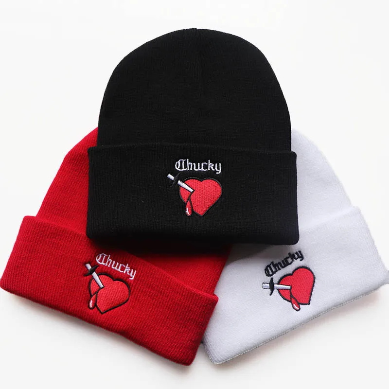 Personality Bad Bunny Warm Hat Anime Cosplay Windproof Versatile Knitting Embroidery Cap Trend Outdoor Hat Costume Party