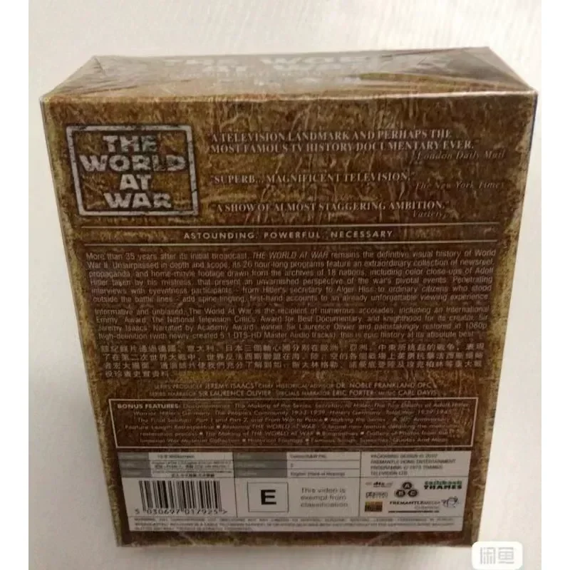 The Complete History of World War II 9-disc Set Documentary Germany Italy Japan Axis Powers