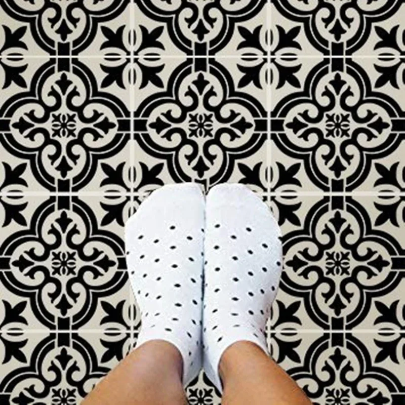 30 * 30 cm DIY szablon malarski szablon retro kwiatowy wzór model papier woskowy płytki ścienne podłoga meble dekoracyjne formy mandala — zdjęcie 4
