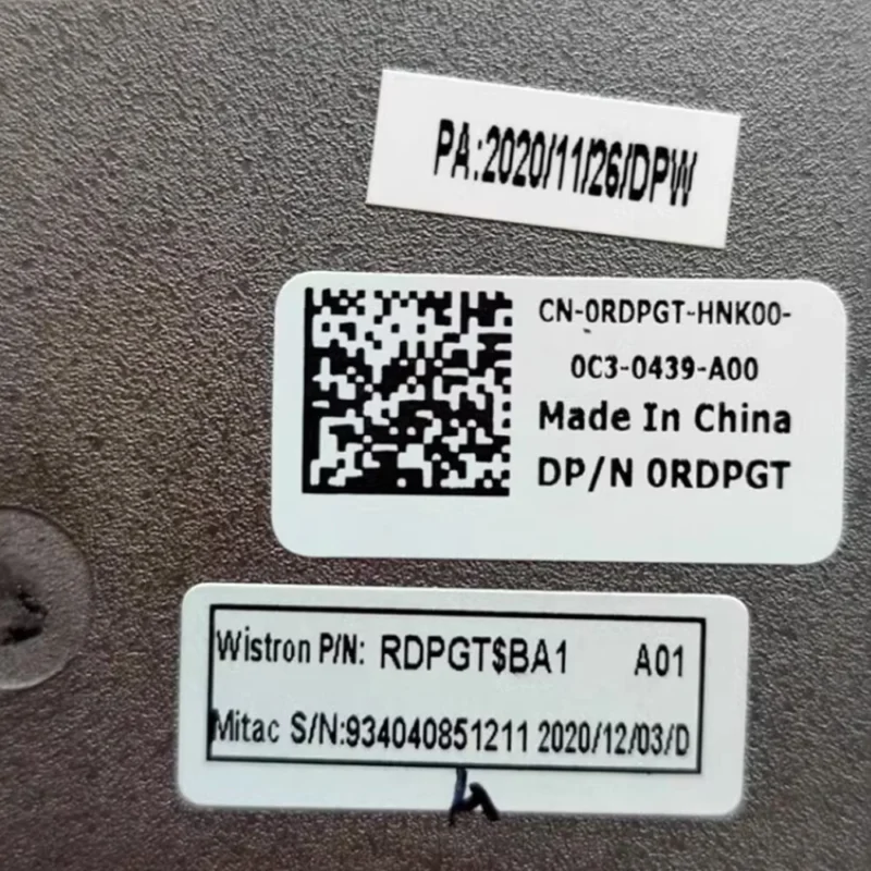 Für Dell Precision 3560 M3560 D Shell Neue Hintere Abdeckung Original Fall 0RDPGT