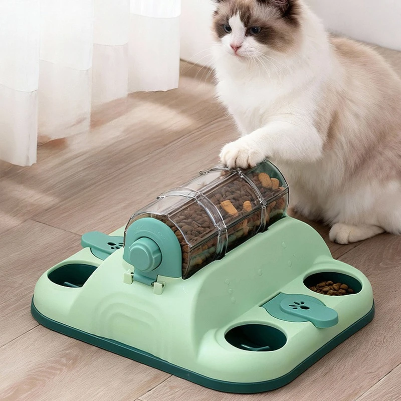 Pet Toys Educational Hidden Food Cat Roller Leakage Feeder Roller Slow Food