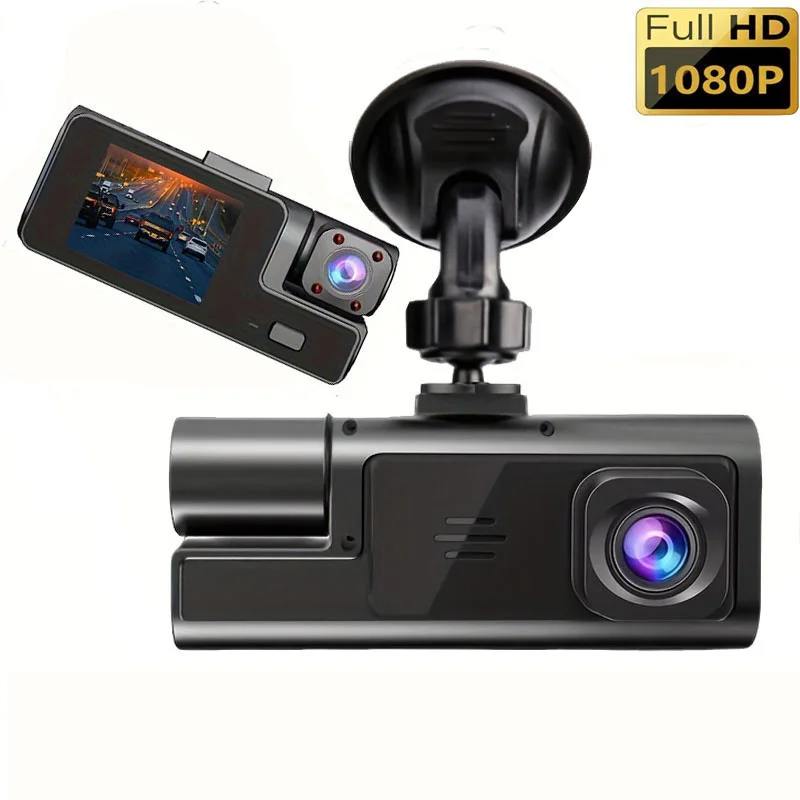 

Dual-Channel Dashcam High-Definition Recorder 2 Channel Camera DVR Recorder Video Logger Dashcam