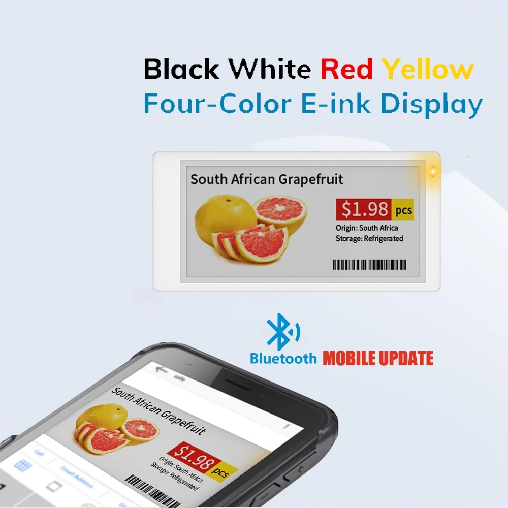

Mobile App controlled 3.5 inches Epaper BLE Eink Digital DIY E ink Price Tag ESL Electronic Shelf Label for Retail