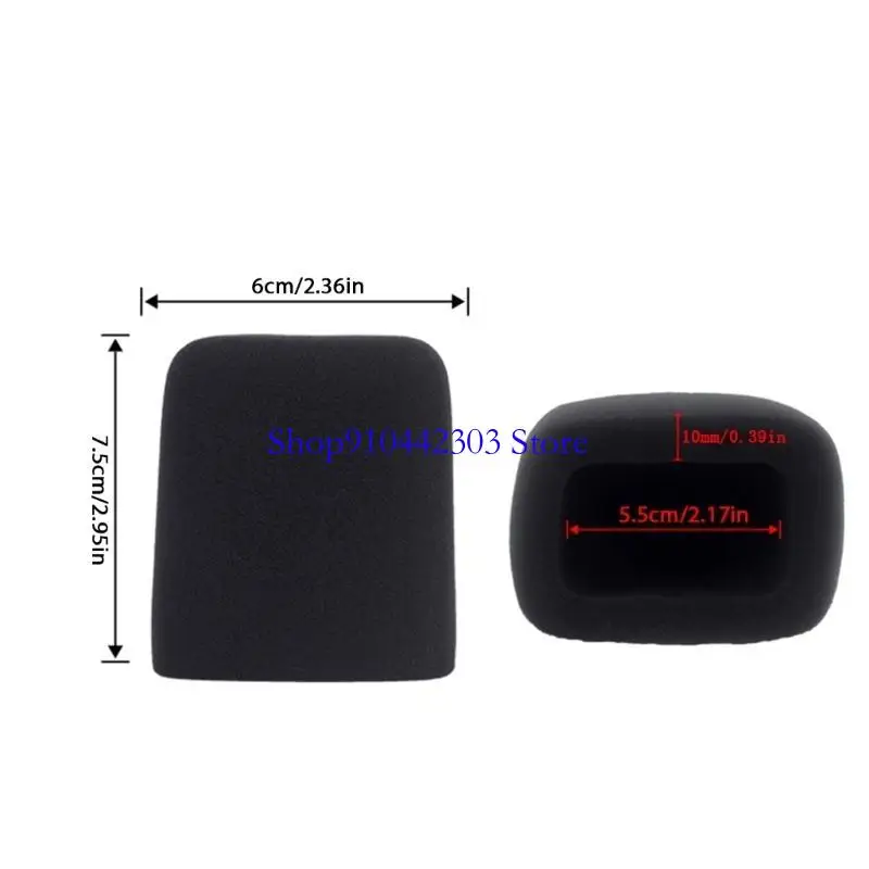 L4MD 2PCS Microfone Sponge Capa Caps microfone para o Lewitt LCT 240 249 449 450