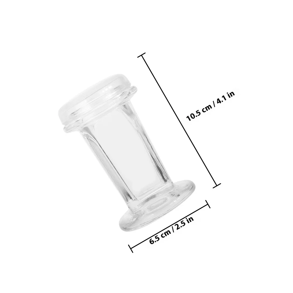 2 قطعة برطمانات تلطيخ الزجاج الشفاف 5 شرائح خزانات تلطيخ حاويات الشريحة المختبرية المجهر والمنزل #6