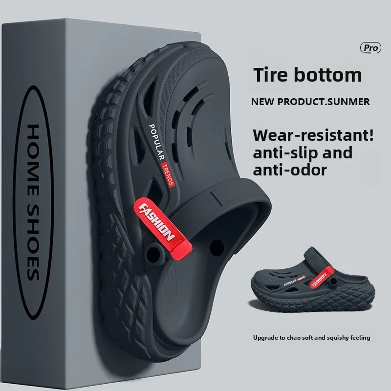 Operating Room Hole Shoes Men's 2026 Summer New Non-Slip Deodorant Arch Support Cool Slippers Men