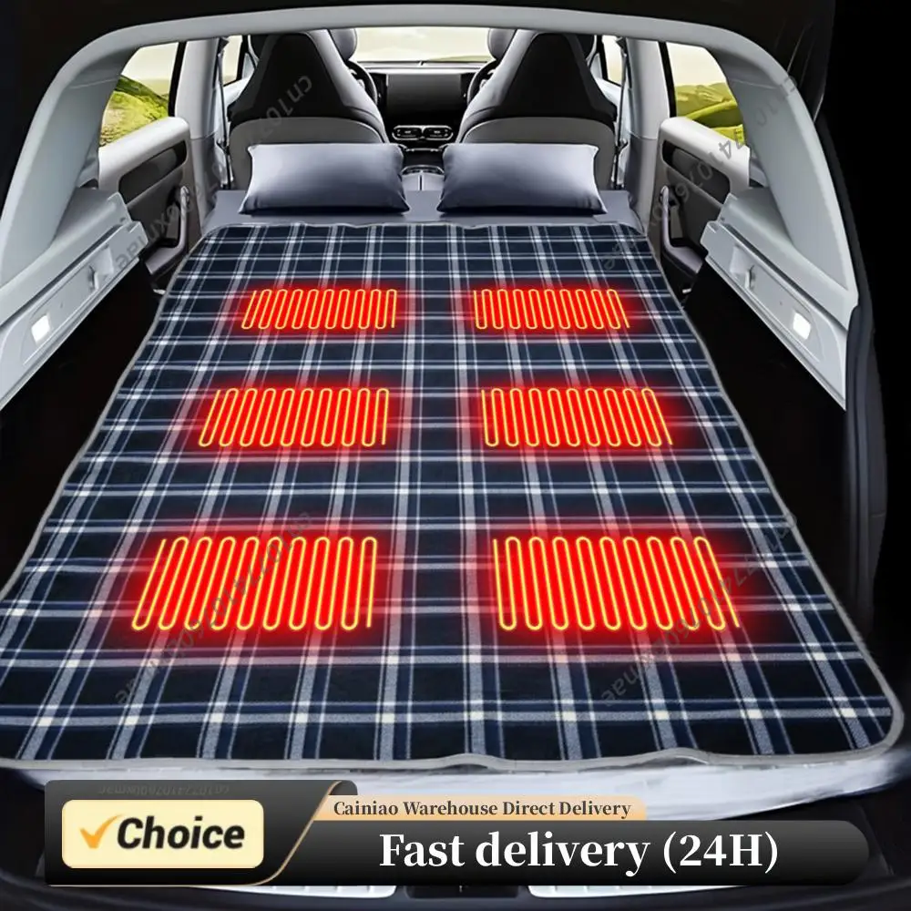 

Portable USB Heated Sleeping Bag Pad with 6 Heating Zones Camping Heating Sleeping Pad for Camping Hiking Outdoor Adventures