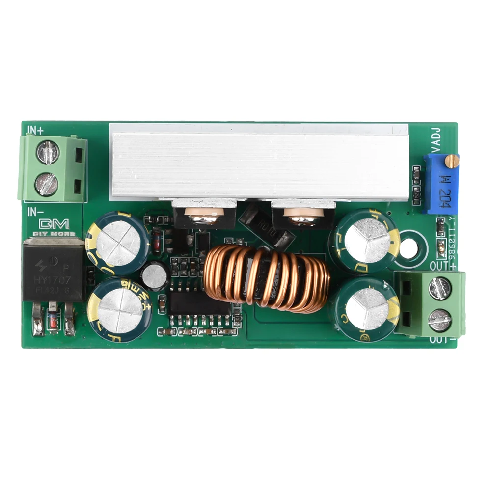 DC7V-60V To DC1.25-35V DC Adjustable Step-down Module With Short Circuit Protection Reverse Connection Protection