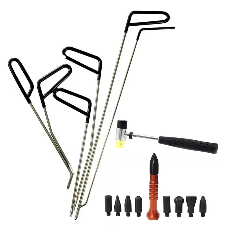 Car Dent Repair Hail Remover Hooks Rods Car Paintless Dent Removal Door Dent Dings Removal Painless Tools for Automotive