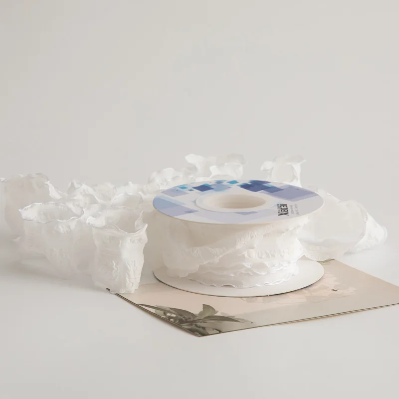 Fishtail Yarn Colorful Checkered Cake Best-selling Packaging Hair Accessories Bow Ribbons and Bouquets DIY Decorative Ribbons