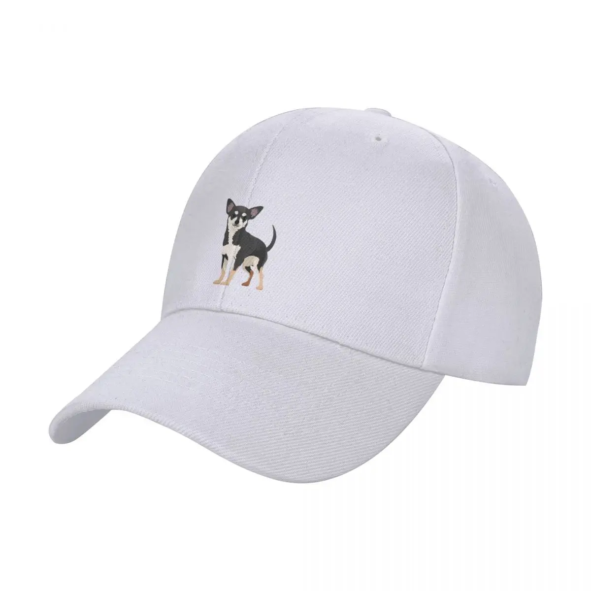 

Cute, Black Chihuahua Baseball Cap fashionable Golf Wear Mountaineering Mens Women's