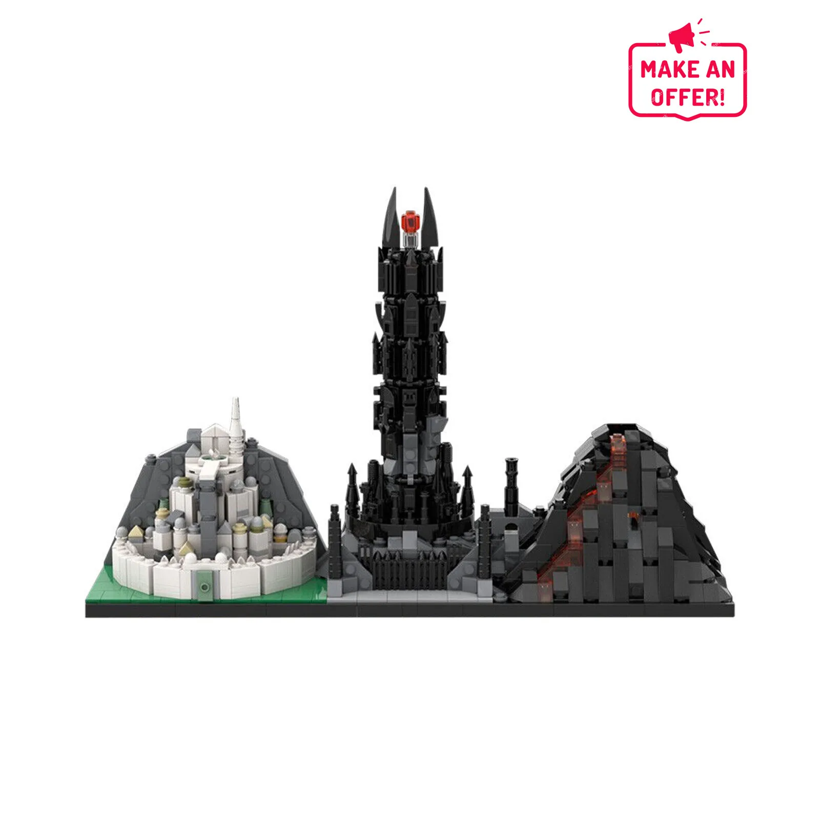 

ZITIANYOUBUILD Custom MOC: C4730 Mountain Villa and Iron Tower Model 1039 Parts