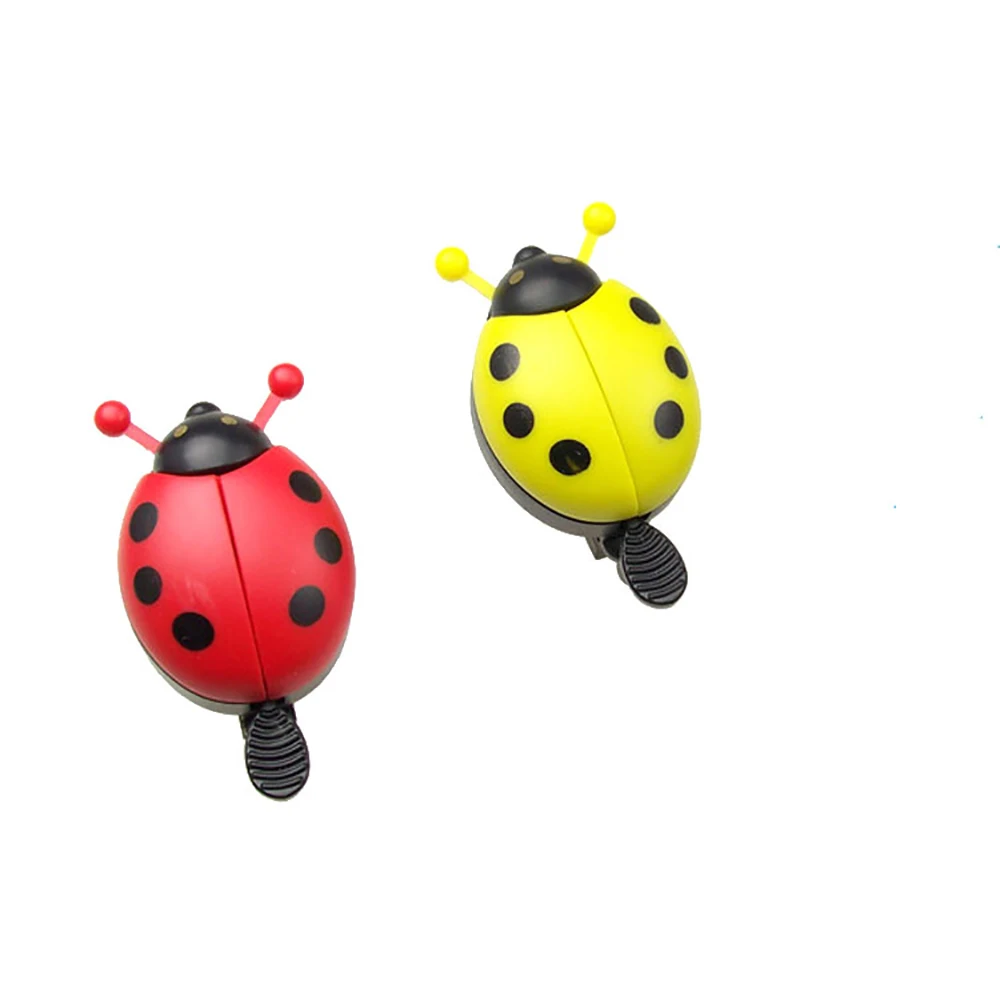 1PC Bicycle Small Bell Cartoon Beetle Ladybug Cycling Bells For Lovely Kids Girls Bike Ride Mini Bell Alarm Bicycle Accessories