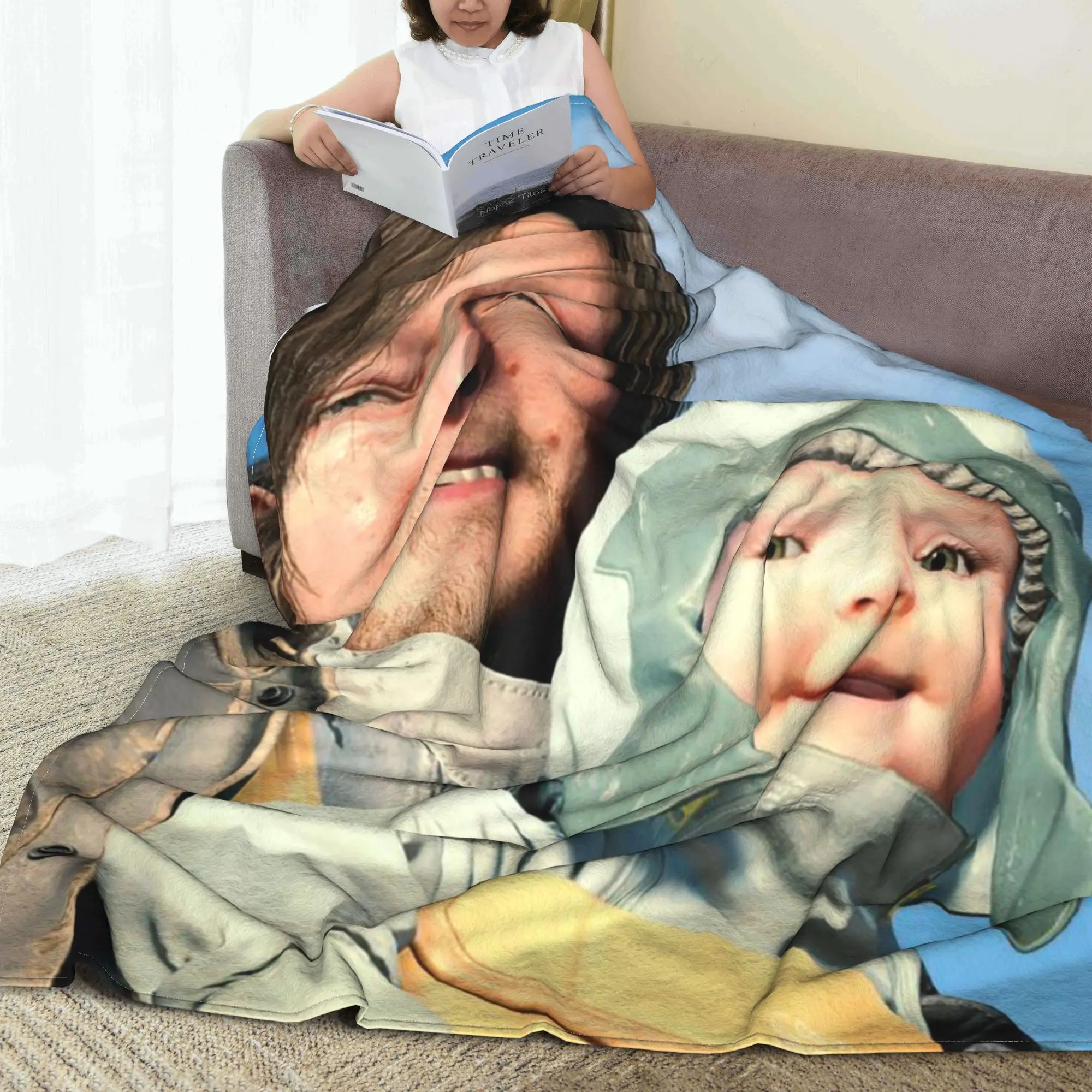 Bridge Baby on Board Death Stranding Blankets Lightweight Flannel Sofa Throw Blanket for Couch Bedding Office Throws Bedspread