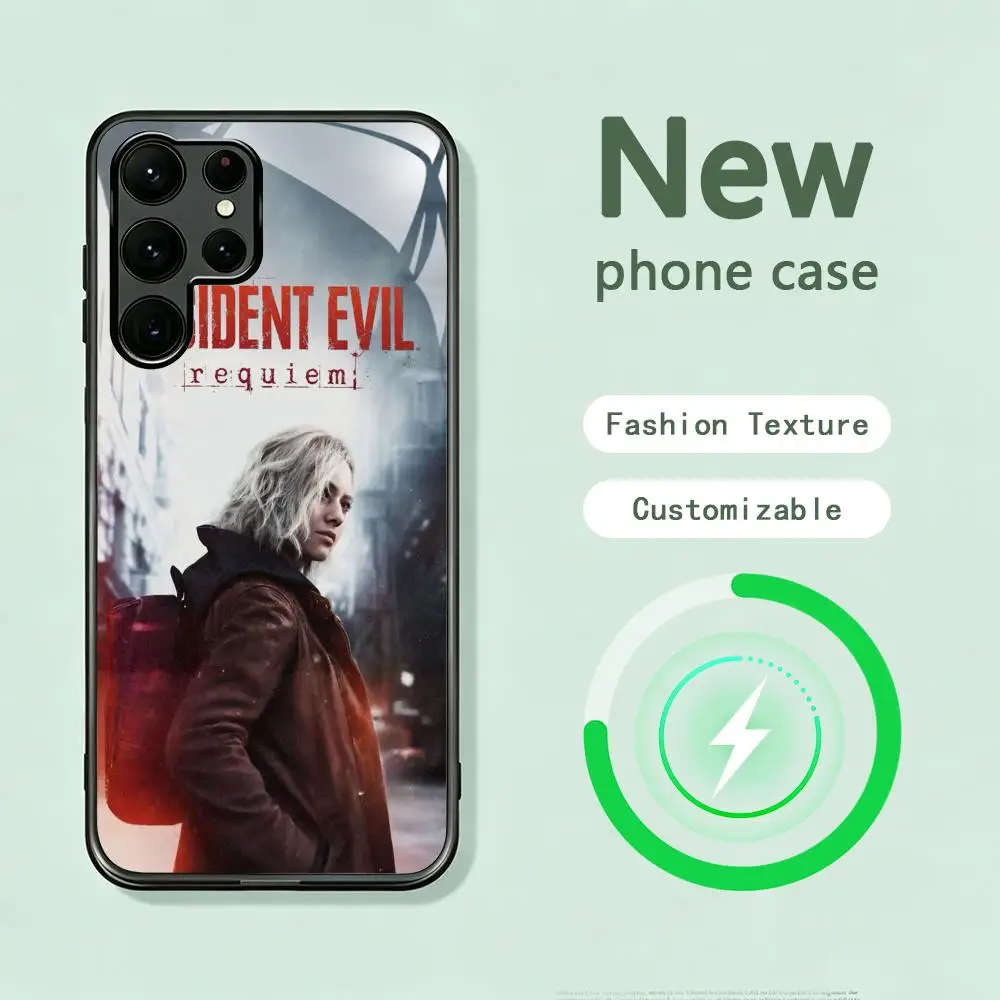 Hot Luxury Cinema R-Residentes Evil Phone Case For Samsung S26 S25 S24 S23 S22 S21 S20 Plus Ultra Note20 Glass Magnetic Case
