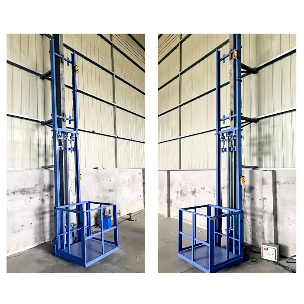 Custom Hydraulic Goods Lift for Home & Shop, Fixed Freight Elevator Solution, Small Electric Platform