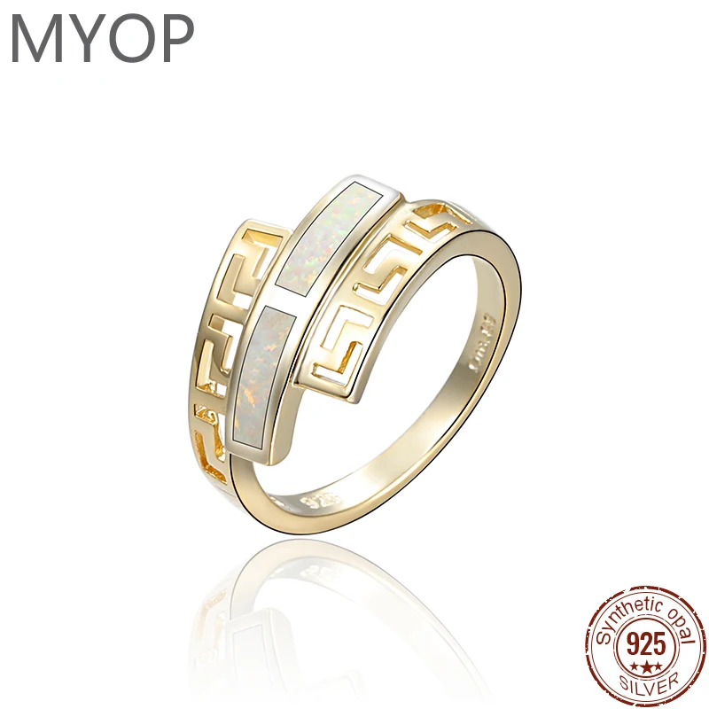 XYOP 2024 Jewelry 925 Sterling Silver jewelry Opal Ring a touch of vivid atmosphere crisp formal and competent