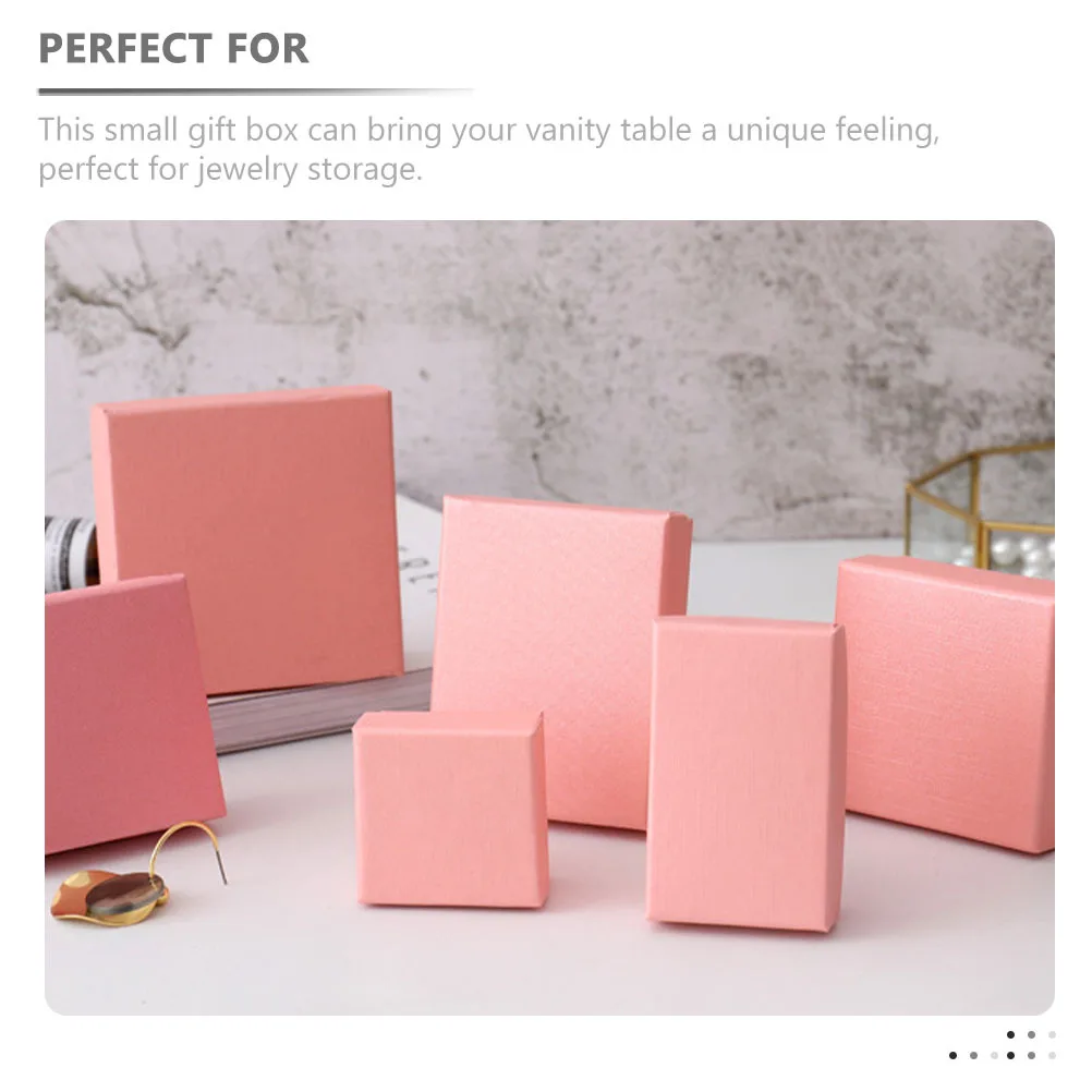 

6Pcs Small Jewelry Boxes for Gifts Necklace Ring Earring Organizer Holder Bracelet Gift Boxes for Jewelry Necklace Box Gift