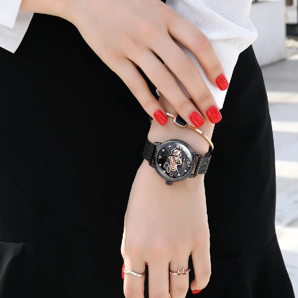ORKINA Automatic Watch for Wom - Stainless Mesh Band 评论和价格