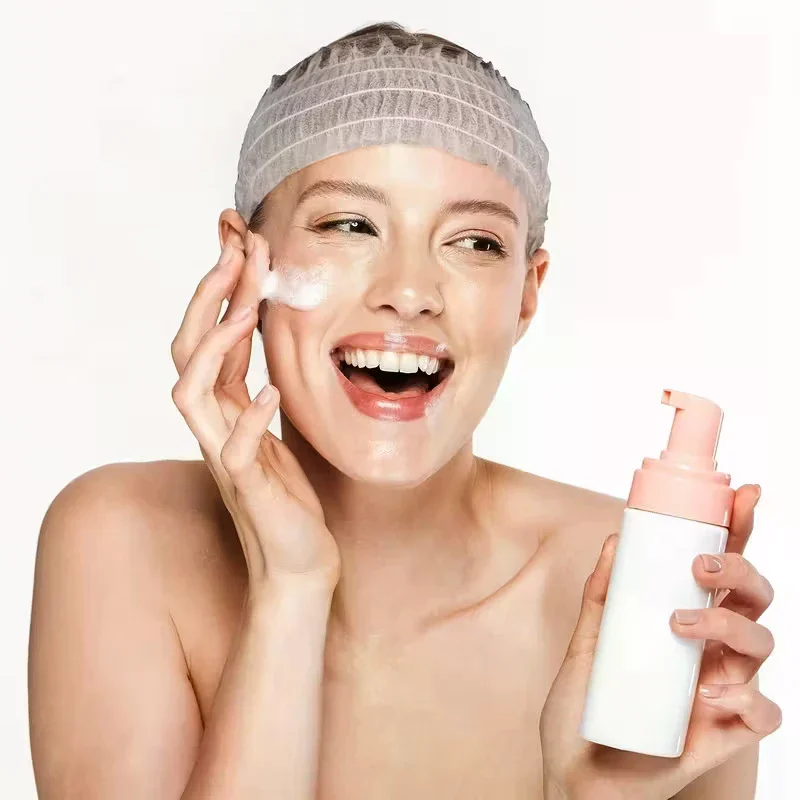 20/50/100pcs Disposable Spa Headbands Soft Non- Elastic Facial Hair Bands For Sauna, Facial Cleansing, Skincare & Makeup