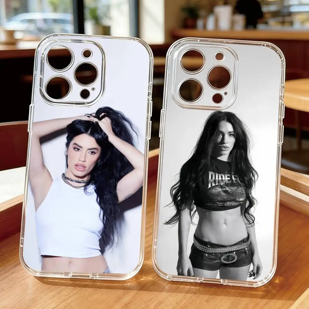 Funda de Silicona Transparente para Teléfono con Diseño de Lali Mariana Esposito, para iPhone 17 16 15 14 13 12 11 Mini Pro Max Plus