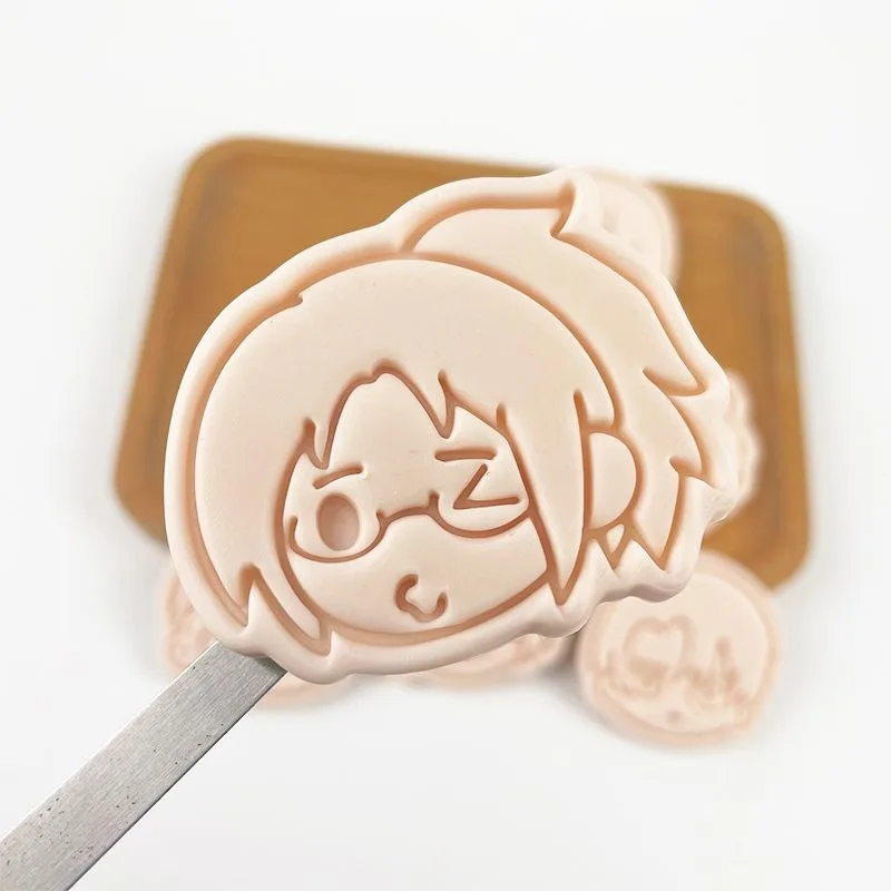 Attack on Titan Press Cookie Molds Anime Eren Mikasa Cookies Cutters Kitchen Baking Tools Levi Ackerman Cake Molds Bakeware - view 3