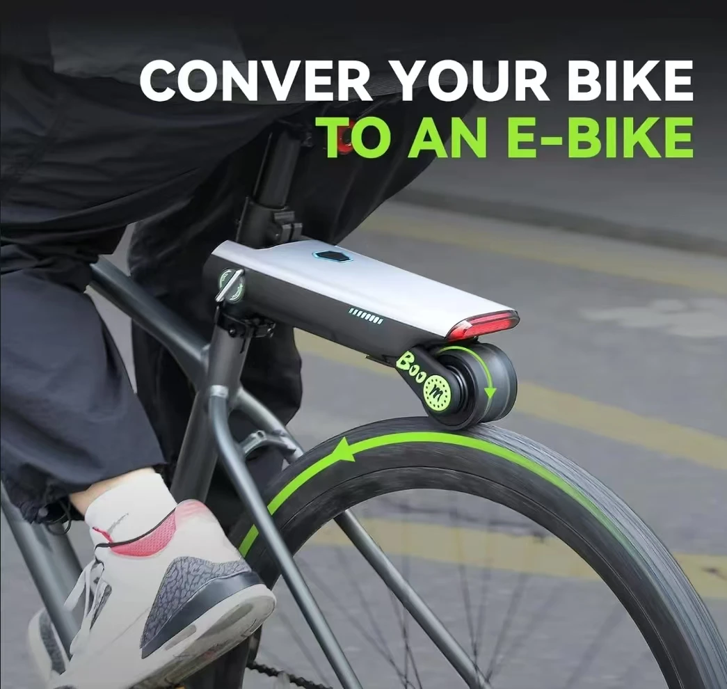 P.wheel Mountain City Road Bike Modification Electric Bicycle Booster Self-propelled Motor Rechargeable Labor-saving Booster