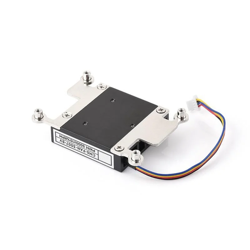 

-A99Z Cooling Fan For Raspberry Pi Compute Module 5, CM5 Heatsink Cooler Radiator, 5V Power Supply, With Thermal Tapes