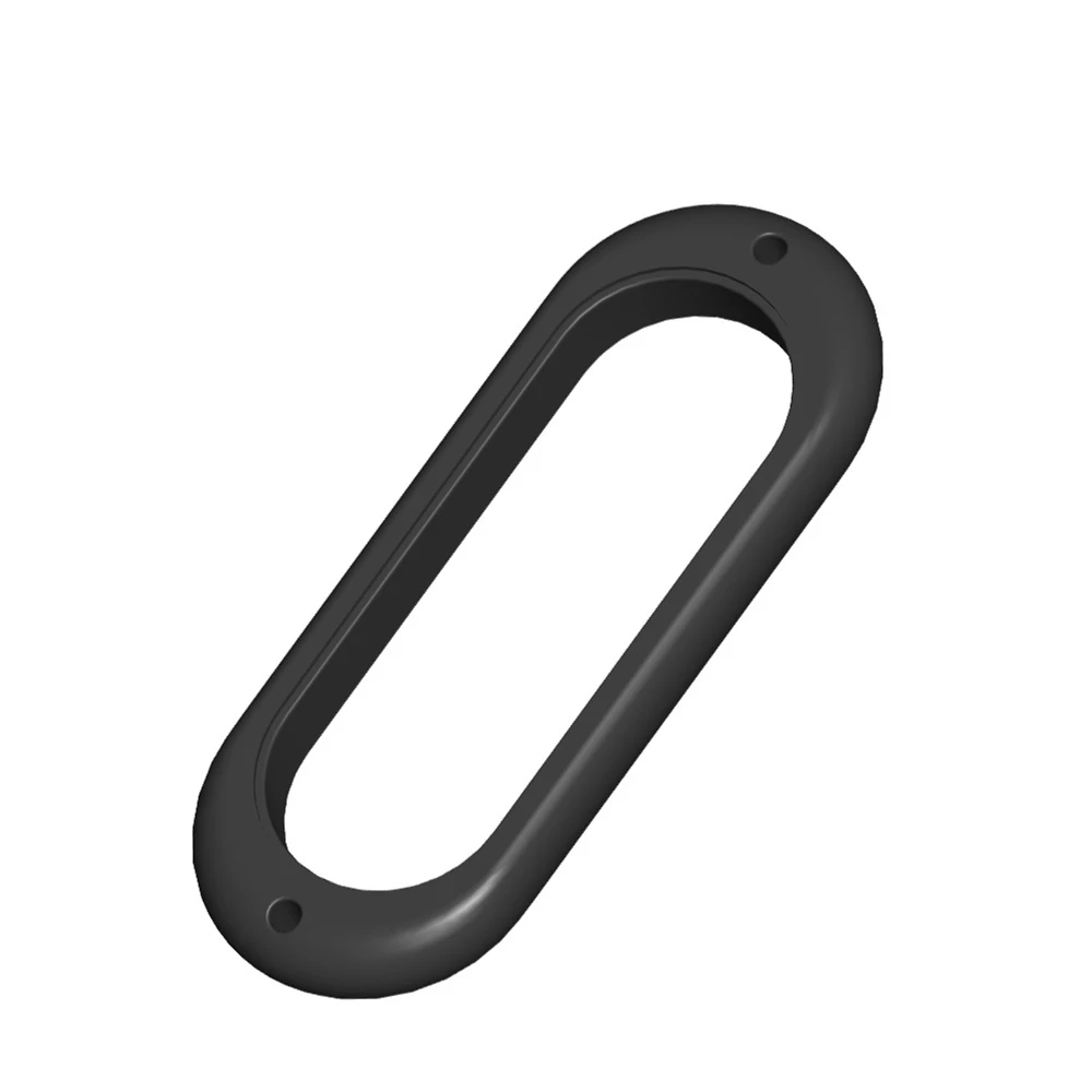 Cuerda de cuero de doble agujero para bricolaje, carcasa de silicona con Collar, compatible con Mi Band 7, generación 5/6, 3/4