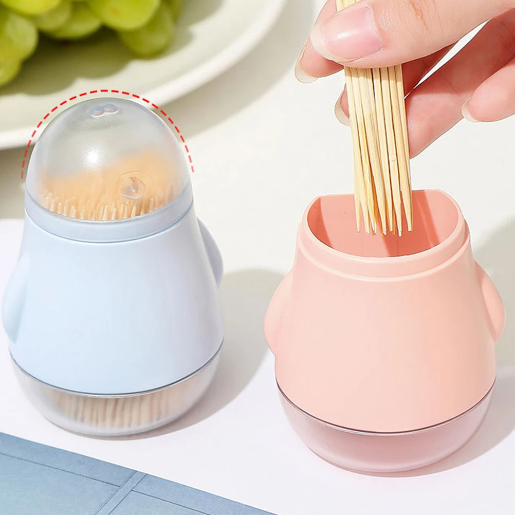 

3pcs Magnetic Box Kitchen Holder Refrigerator Hanging Toothpick Dispenser Plastic Storage Organizer Household Toothpick