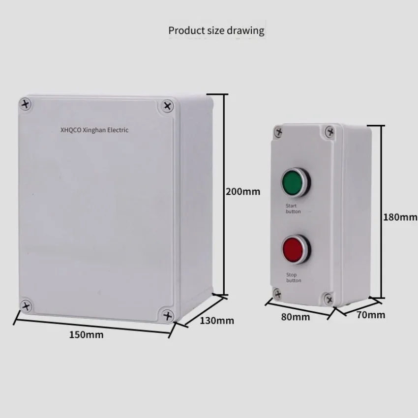 Outdoor Start And Stop Control Box Multi-Place Control for Fan Water Pump with Phase Loss Protection Distribution Box
