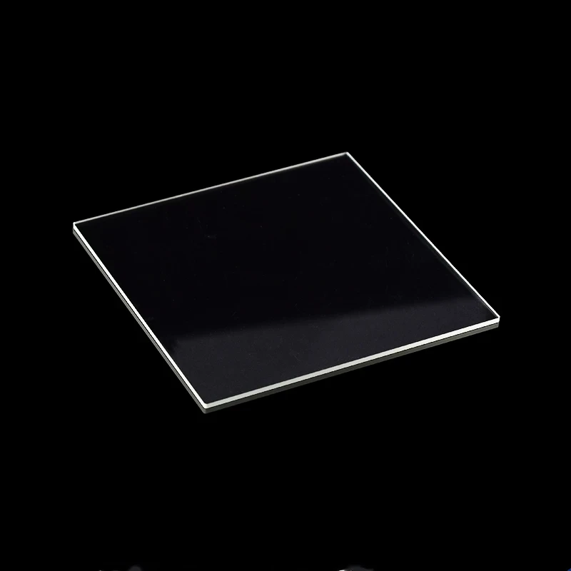 150x150x1/2/3/5mm Clear Fused Quartz Plate 100x100x4mm 200x200x5mm Quartz Glass Sheet JGS2 High Temperature Resistance Windows