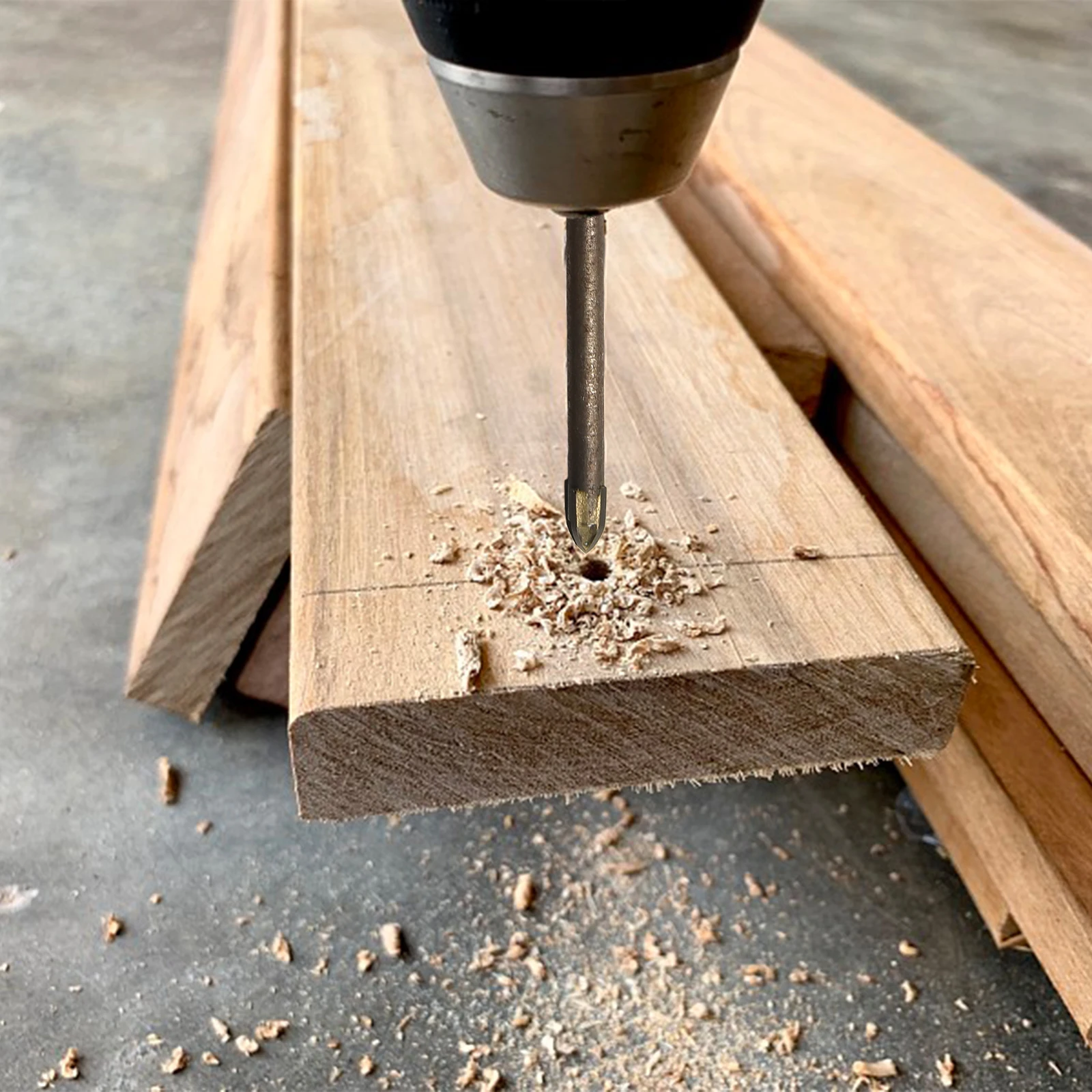 Glass Concrete Hole Opener Glass Concrete Hole Opener Concrete Hole Opener High Quality Coated Brown Real  Glass